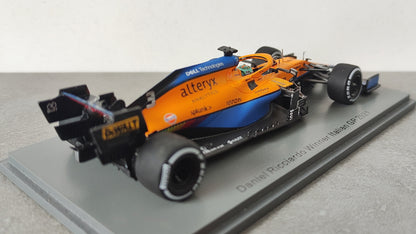 Spark Mclaren Mercedes MCL35M Daniel Ricciardo 2021 Italian GP winner 1/43