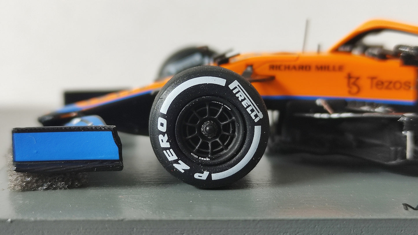 Spark Mclaren Mercedes MCL35M VELO Daniel Ricciardo 2021 Italian GP winner 1/43