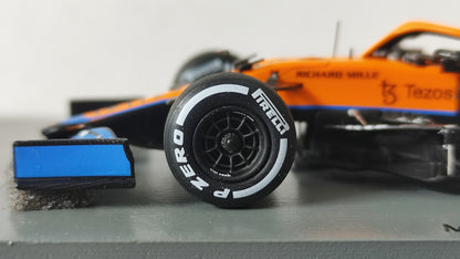 Spark Mclaren Mercedes MCL35M VELO Daniel Ricciardo 2021 Italian GP winner 1/43