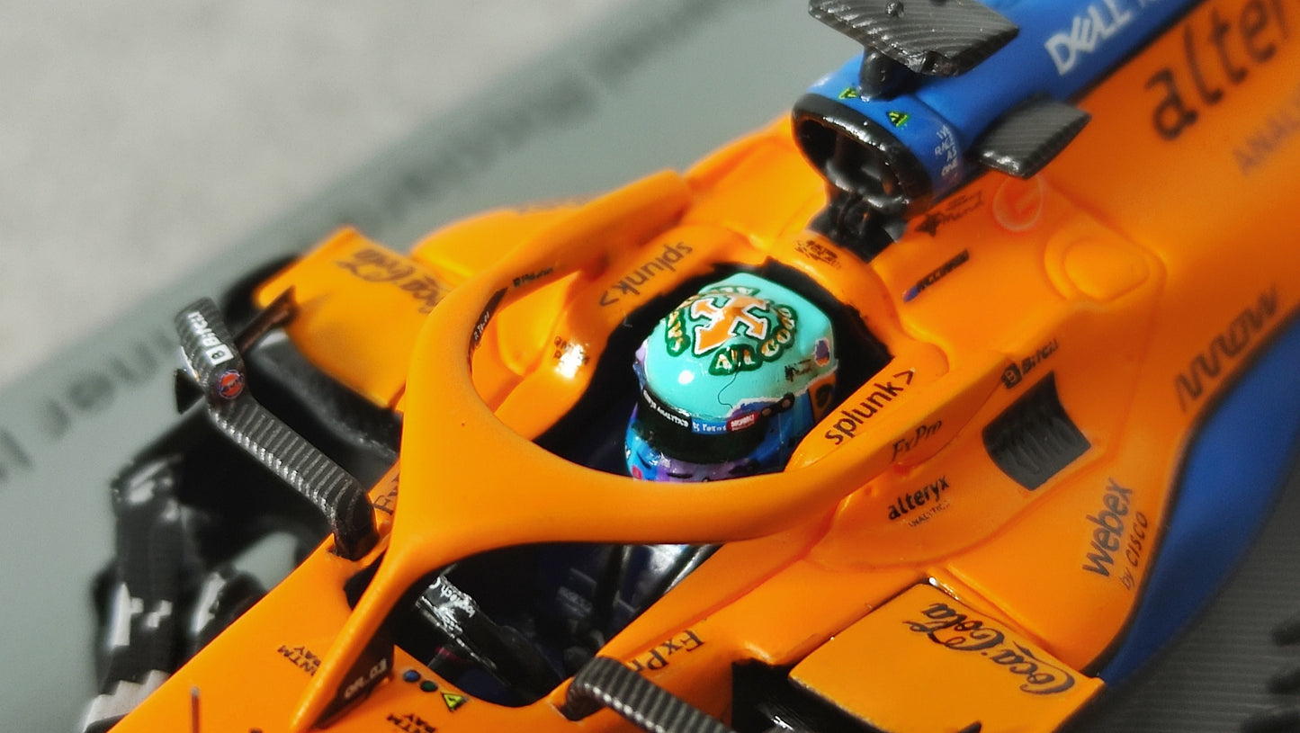 Spark Mclaren Mercedes MCL35M Daniel Ricciardo 2021 Italian GP winner 1/43