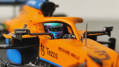 Spark Mclaren Mercedes MCL35M Daniel Ricciardo 2021 Italian GP winner 1/43