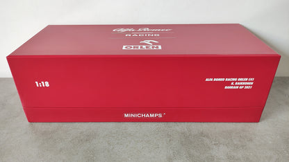 Minichamps Alfa Romeo Ferrari C41 Kimi Raikkonen 2021 Bahrain GP 1/18 Limited Edition 150 pcs.