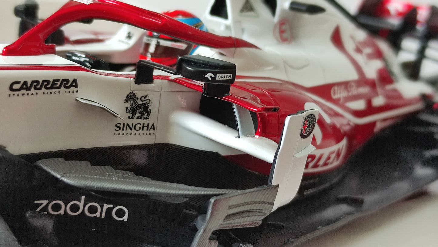 Minichamps Alfa Romeo Ferrari C41 Kimi Raikkonen 2021 Bahrain GP 1/18 Limited Edition 150 pcs.