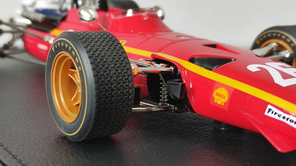 GP Replicas #26 Scuderia Ferrari 312 Jacky Ickx 1968 French GP winner 1/18