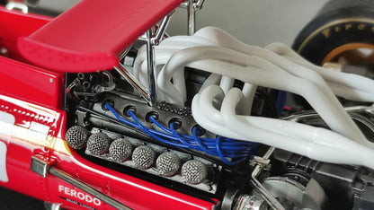 GP Replicas #26 Scuderia Ferrari 312 Jacky Ickx 1968 French GP winner 1/18