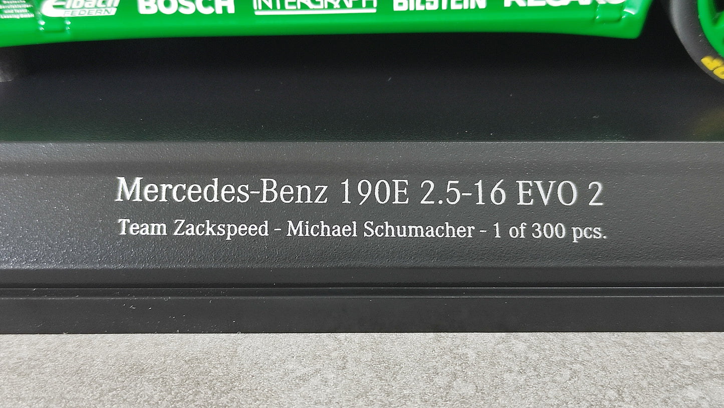 Minichamps Zakspeed Mercedes 190E Evo2 DTM Michael Schumacher 1991 1/18