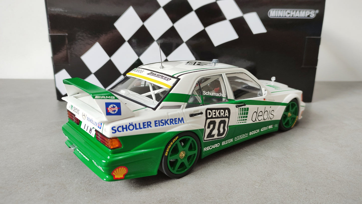 Minichamps Zakspeed Mercedes 190E Evo2 DTM Michael Schumacher 1991 1/18