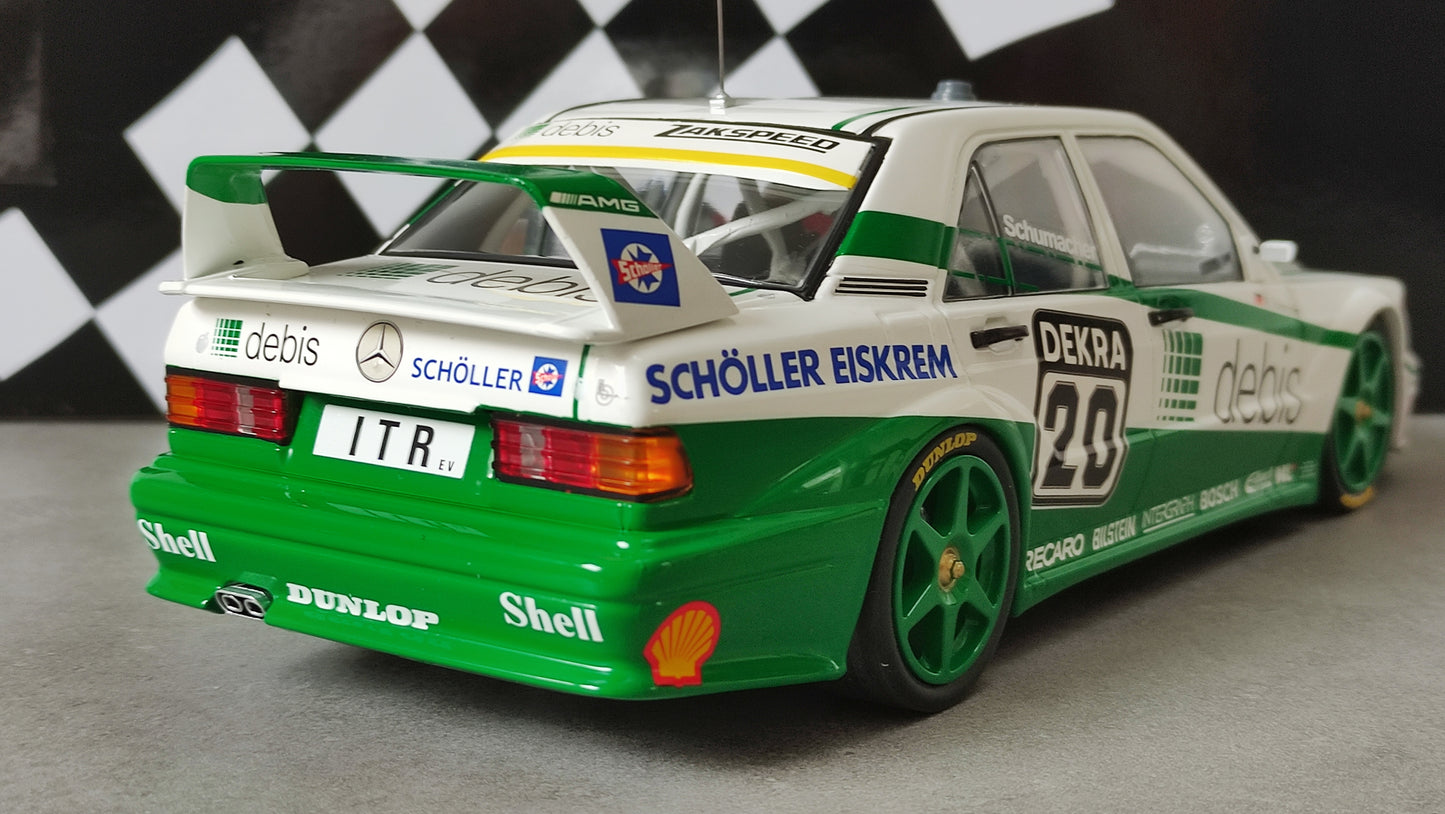 Minichamps Zakspeed Mercedes 190E Evo2 DTM Michael Schumacher 1991 1/18