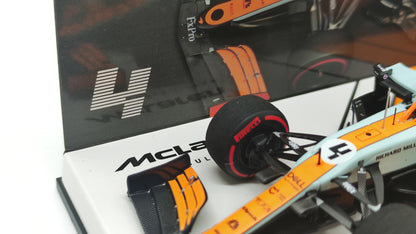 Minichamps Mclaren Mercedes MCL35M Lando Norris 3rd Monaco GP 2021 1/43 Limited Edition 777 pcs.