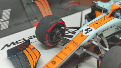 Minichamps Mclaren Mercedes MCL35M Lando Norris 3rd Monaco GP 2021 1/43 Limited Edition 777 pcs.