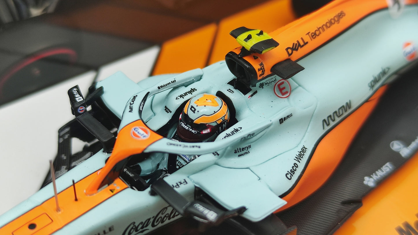 Minichamps Mclaren Mercedes MCL35M VUSE Lando Norris 3rd Monaco GP 2021 1/43 Limited Edition 777 pcs.