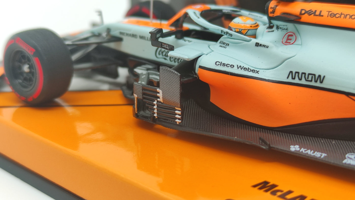 Minichamps Mclaren Mercedes MCL35M Lando Norris 3rd Monaco GP 2021 1/43 Limited Edition 777 pcs.