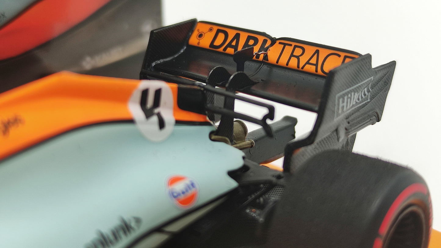 Minichamps Mclaren Mercedes MCL35M Lando Norris 3rd Monaco GP 2021 1/43 Limited Edition 777 pcs.
