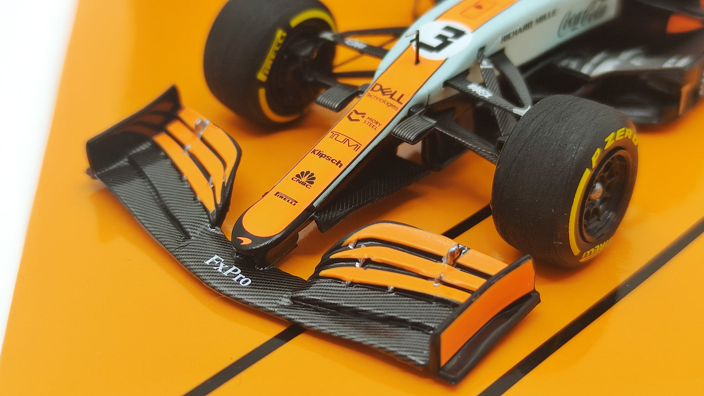 Minichamps Mclaren Mercedes MCL35M 2 car set Norris/Ricciardo Monaco GP 2021 1/43 Limited Edition 222 pcs.