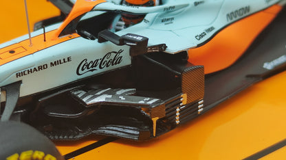 Minichamps Mclaren Mercedes MCL35M 2 car set Norris/Ricciardo Monaco GP 2021 1/43 Limited Edition 222 pcs.