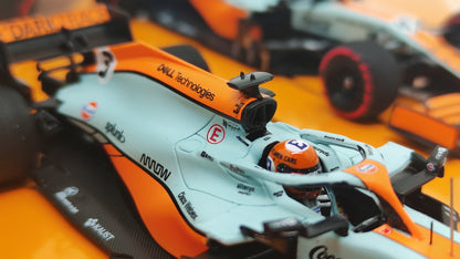Minichamps Mclaren Mercedes MCL35M 2 car set Norris/Ricciardo Monaco GP 2021 1/43 Limited Edition 222 pcs.