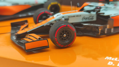 Minichamps Mclaren Mercedes MCL35M VUSE 2 car set Norris/Ricciardo Monaco GP 2021 1/43 Limited Edition 222 pcs.