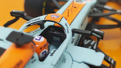 Minichamps Mclaren Mercedes MCL35M 2 car set Norris/Ricciardo Monaco GP 2021 1/43 Limited Edition 222 pcs.