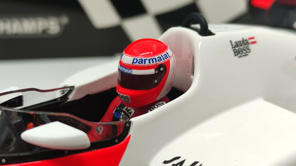 Minichamps Marlboro Mclaren TAG MP4/2 Niki Lauda Portugese GP 1984 1/18 World Champion Limited Edition 750 pcs.