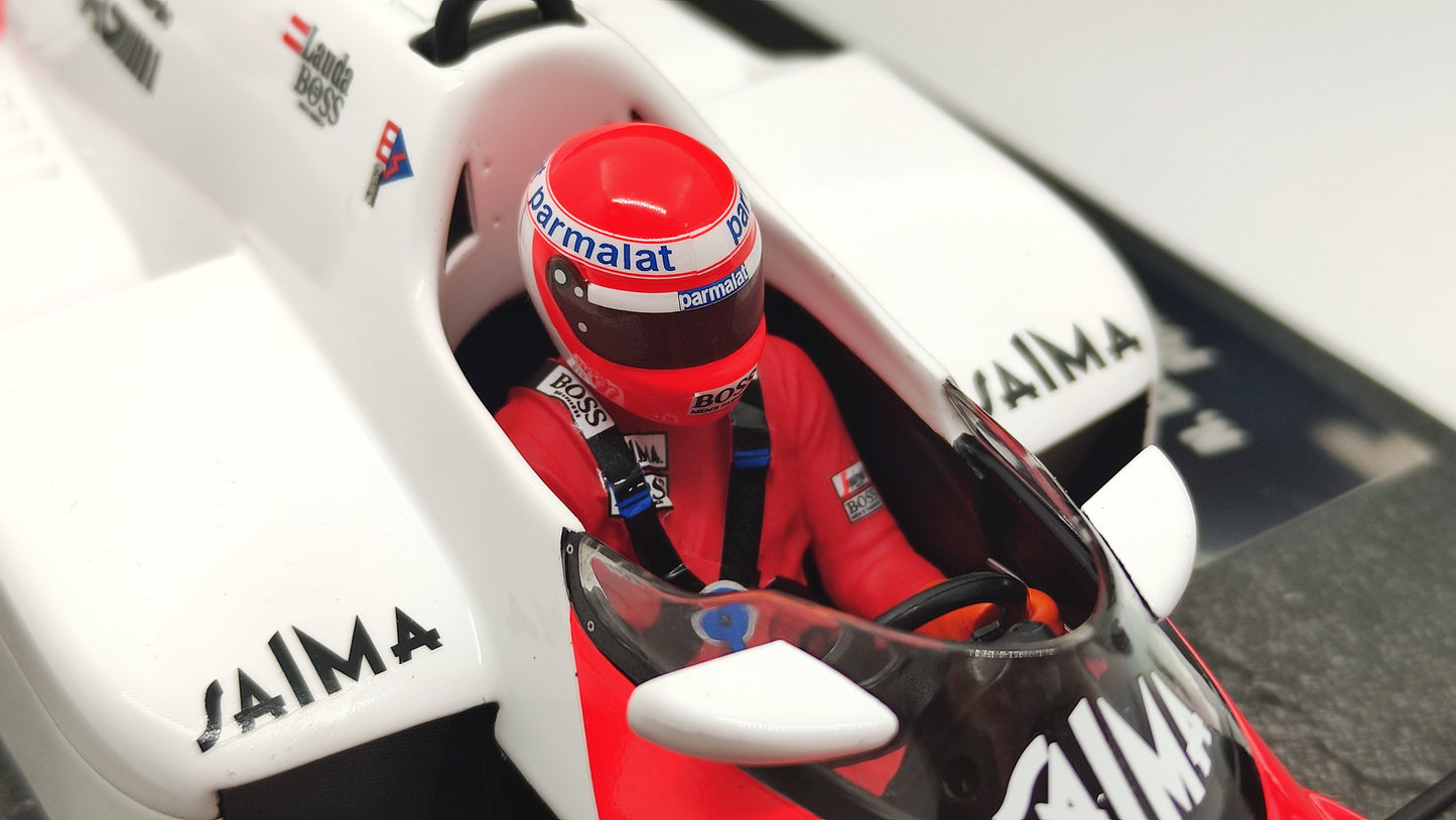 Minichamps Mclaren TAG MP4/2 Niki Lauda Portugese GP 1984 1/18 World Champion Limited Edition 750 pcs.