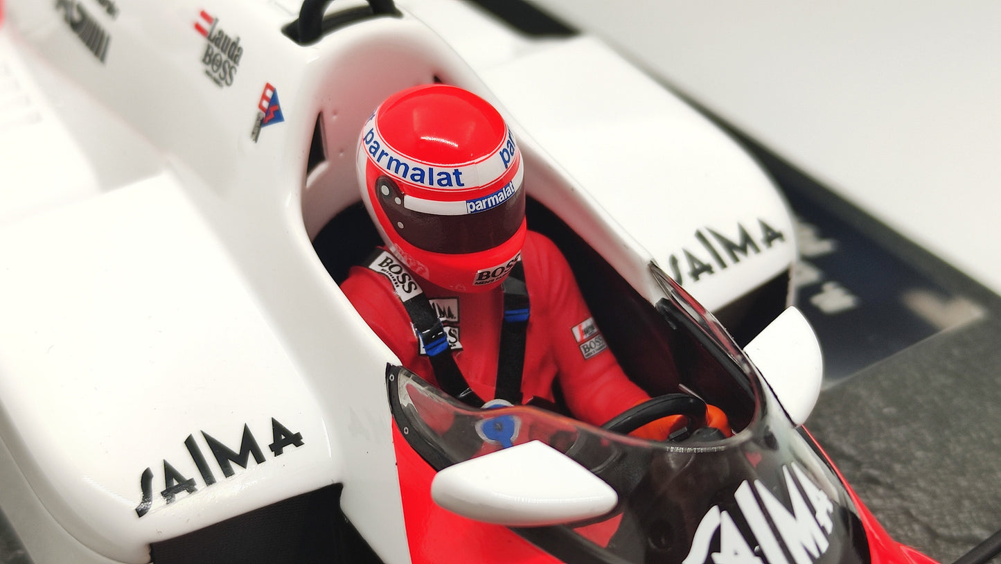 Minichamps Marlboro Mclaren TAG MP4/2 Niki Lauda Portugese GP 1984 1/18 World Champion Limited Edition 750 pcs.