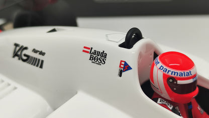 Minichamps Mclaren TAG MP4/2 Niki Lauda Portugese GP 1984 1/18 World Champion Limited Edition 750 pcs.