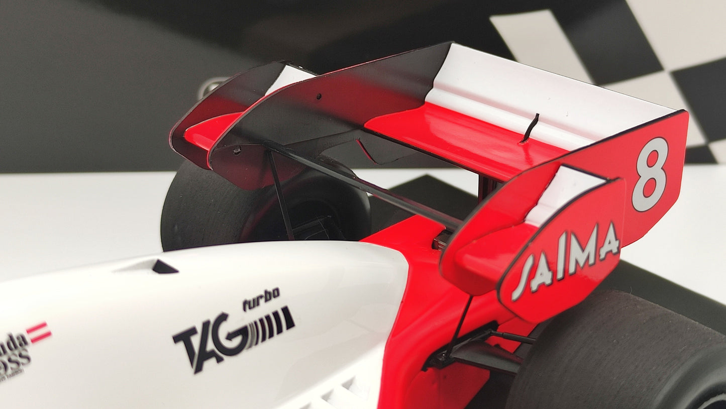 Minichamps Marlboro Mclaren TAG MP4/2 Niki Lauda Portugese GP 1984 1/18 World Champion Limited Edition 750 pcs.