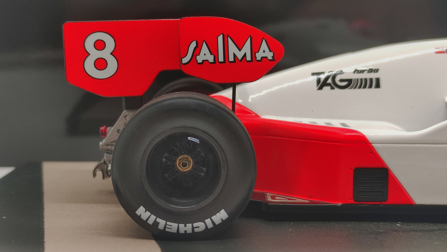 Minichamps Mclaren TAG MP4/2 Niki Lauda Portugese GP 1984 1/18 World Champion Limited Edition 750 pcs.