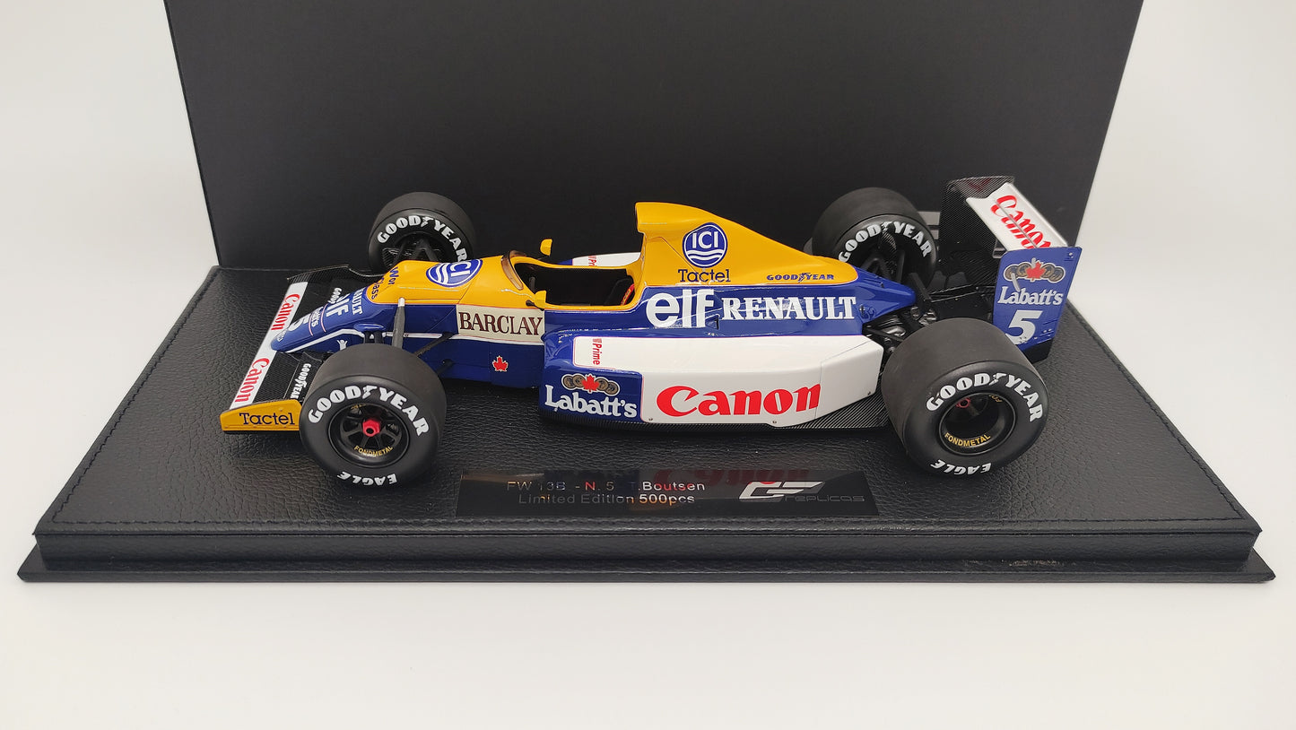 GP Replicas Williams Renault FW13b Thierry Boutsen 1990 1/18 GP100A