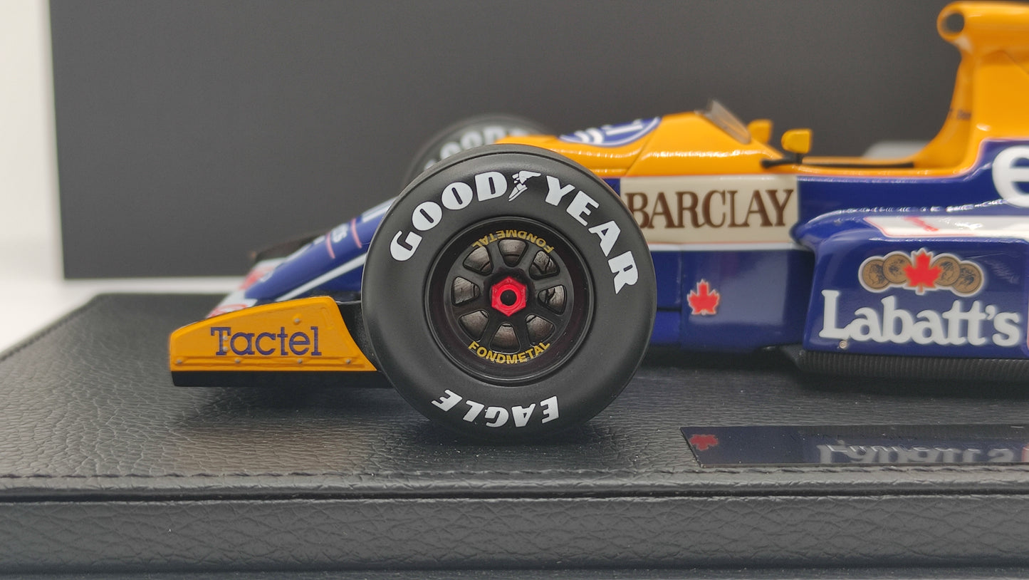 GP Replicas Williams Renault FW13b Thierry Boutsen 1990 1/18 GP100A