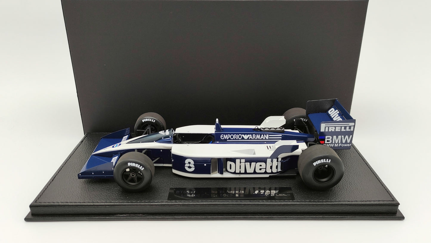 GP Replicas Brabham BMW BT55 Elio de Angelis 1986 1/18 GP058B