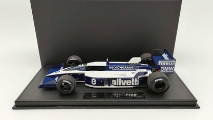 GP Replicas Brabham BMW BT55 Elio de Angelis 1986 1/18 GP058B