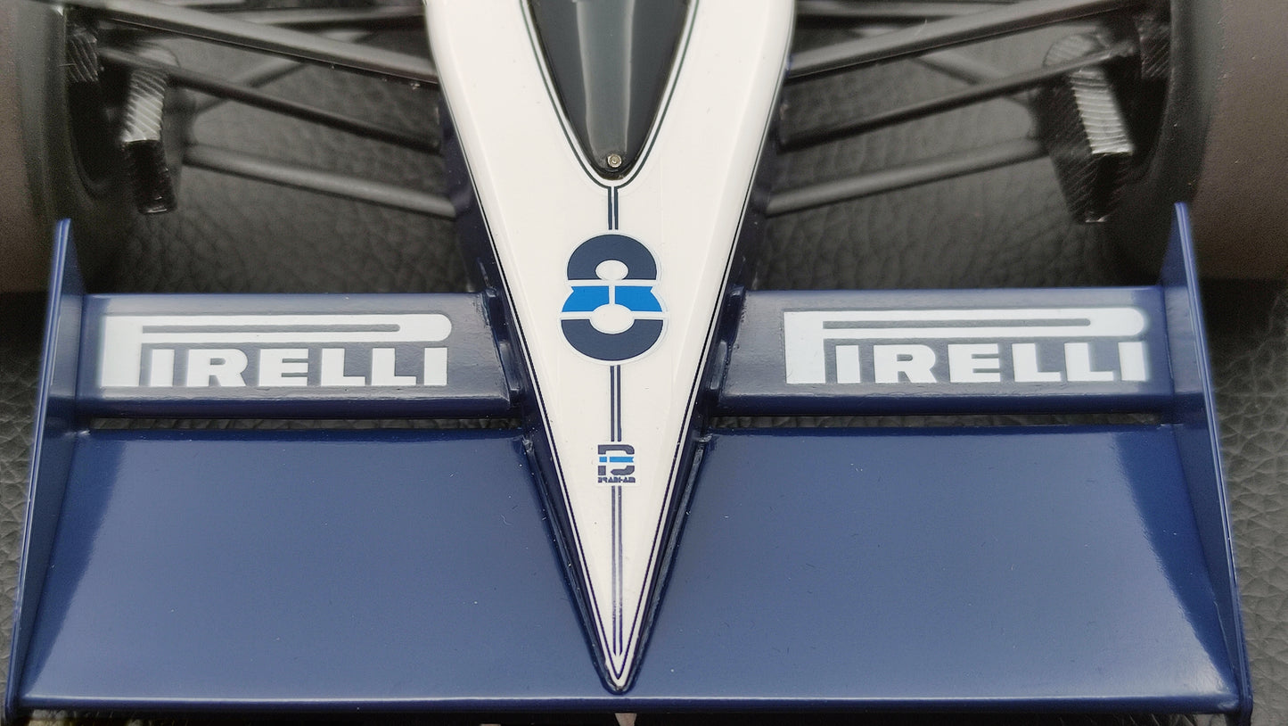 GP Replicas Brabham BMW BT55 Elio de Angelis 1986 1/18 GP058B