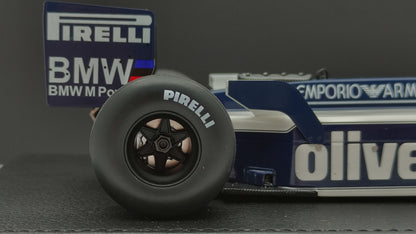 GP Replicas Brabham BMW BT55 Elio de Angelis 1986 1/18 GP058B