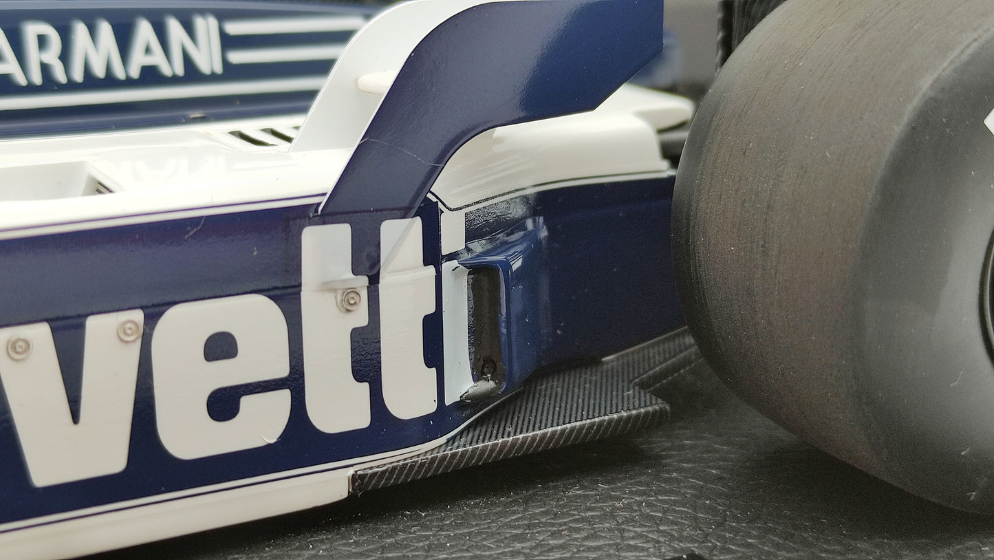 GP Replicas Brabham BMW BT55 Elio de Angelis 1986 1/18 GP058B