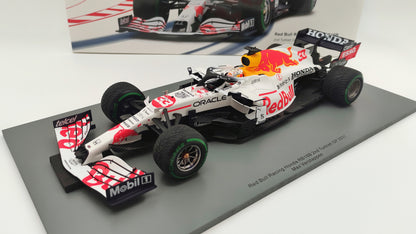 Spark Red Bull Honda RB16b Max Verstappen Turkish GP F1 World Champion 2021 1/18 18S605