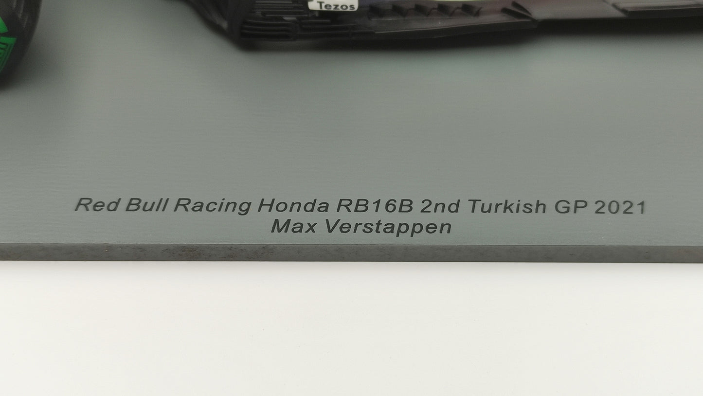 Spark Red Bull Honda RB16b Max Verstappen Turkish GP F1 World Champion 2021 1/18 18S605