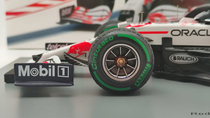 Spark Red Bull Honda RB16b Max Verstappen Turkish GP F1 World Champion 2021 1/18 18S605