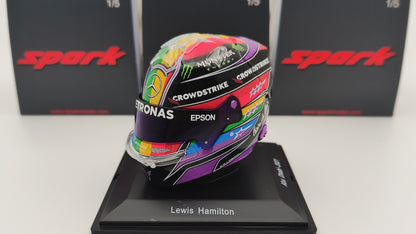 Spark Bell Helmet Lewis Hamilton Mercedes Abu Dhabi GP 2021 1/5 5HF070