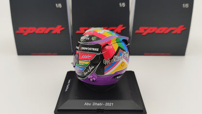 Spark Bell Helmet Lewis Hamilton Mercedes Abu Dhabi GP 2021 1/5 5HF070