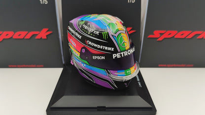 Spark Bell Helmet Lewis Hamilton Mercedes Abu Dhabi GP 2021 1/5 5HF070