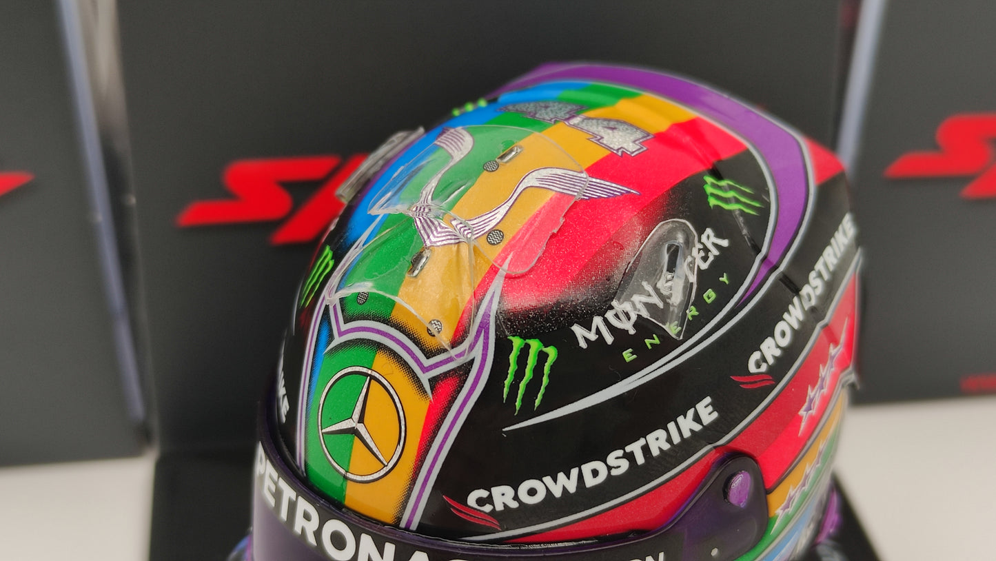 Spark Bell Helmet Lewis Hamilton Mercedes Abu Dhabi GP 2021 1/5 5HF070