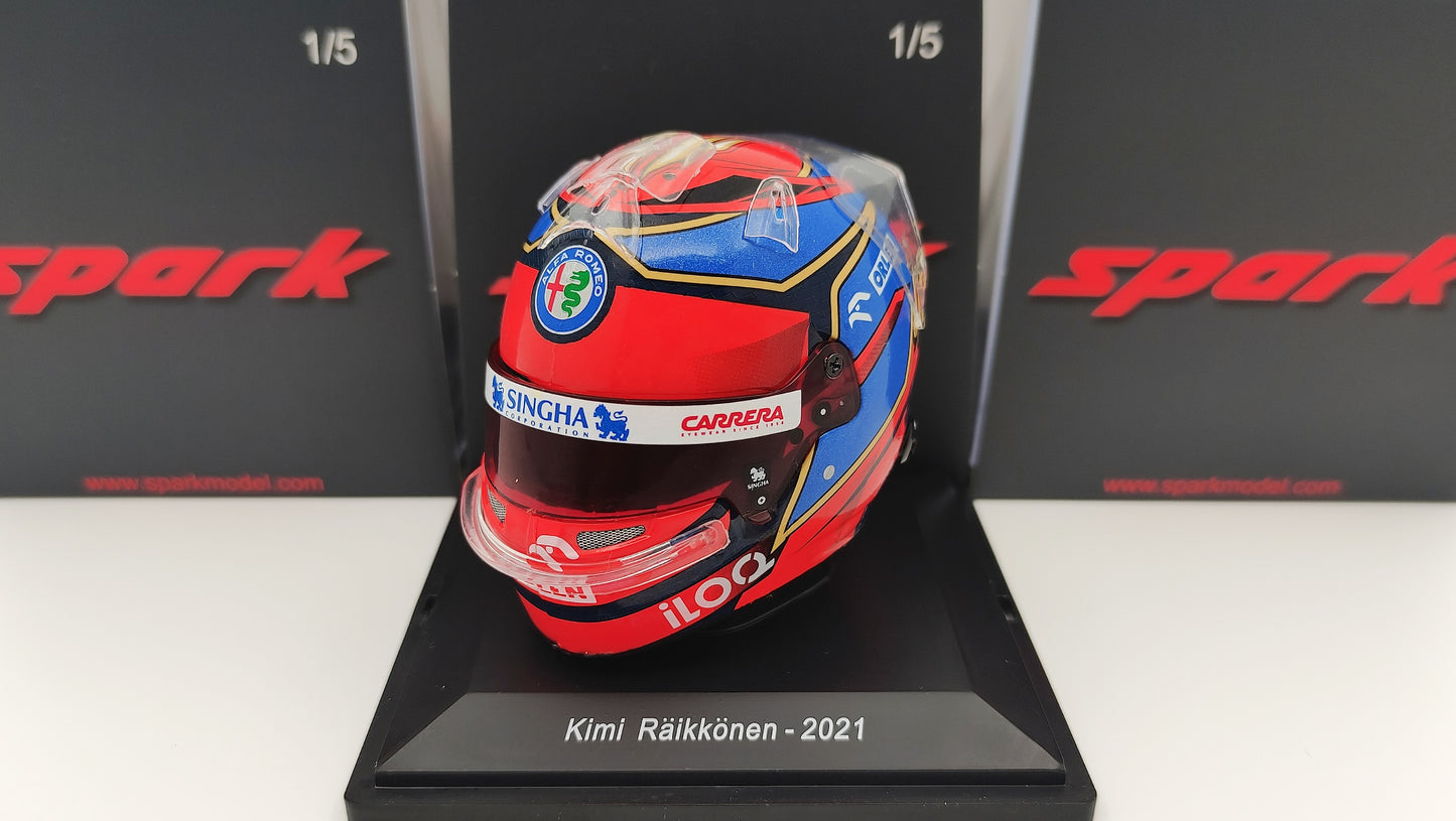 Spark Bell Helmet Kimi Raikkonen Alfa Romeo F1 2021 1/5 5HF058