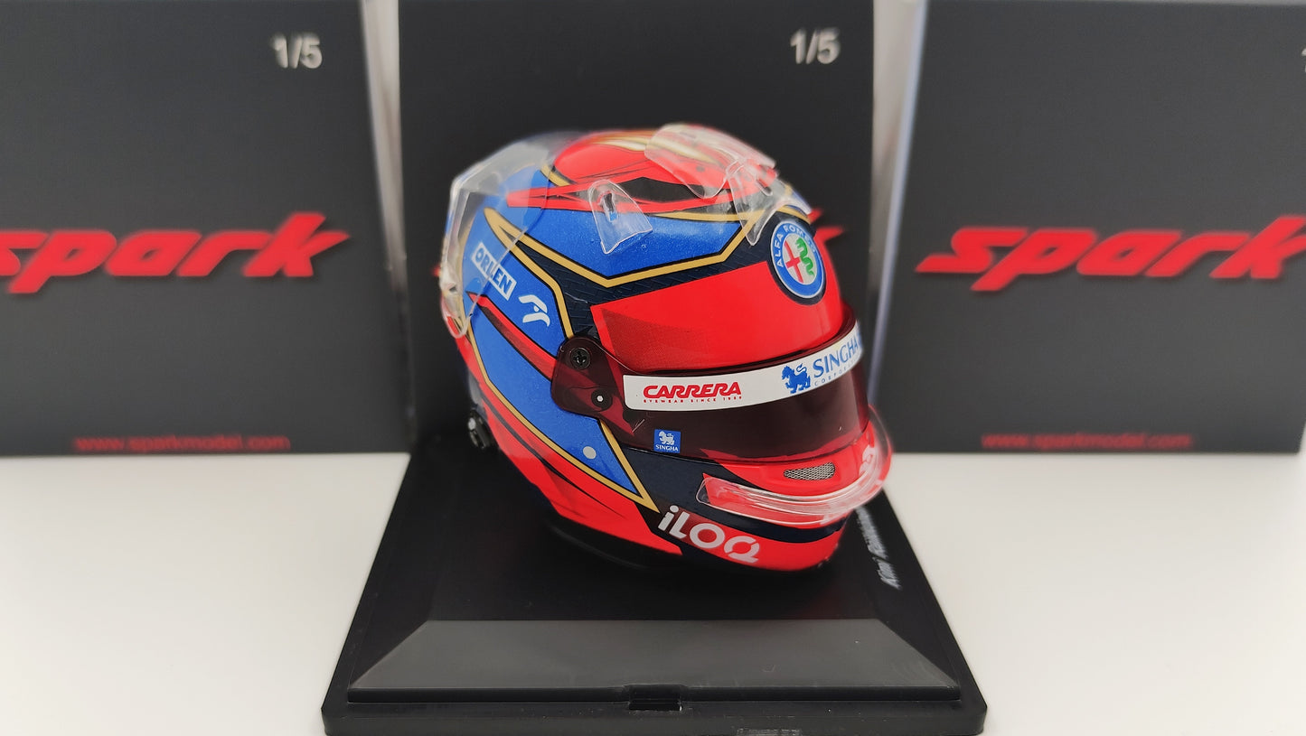 Spark Bell Helmet Kimi Raikkonen Alfa Romeo F1 2021 1/5 5HF058