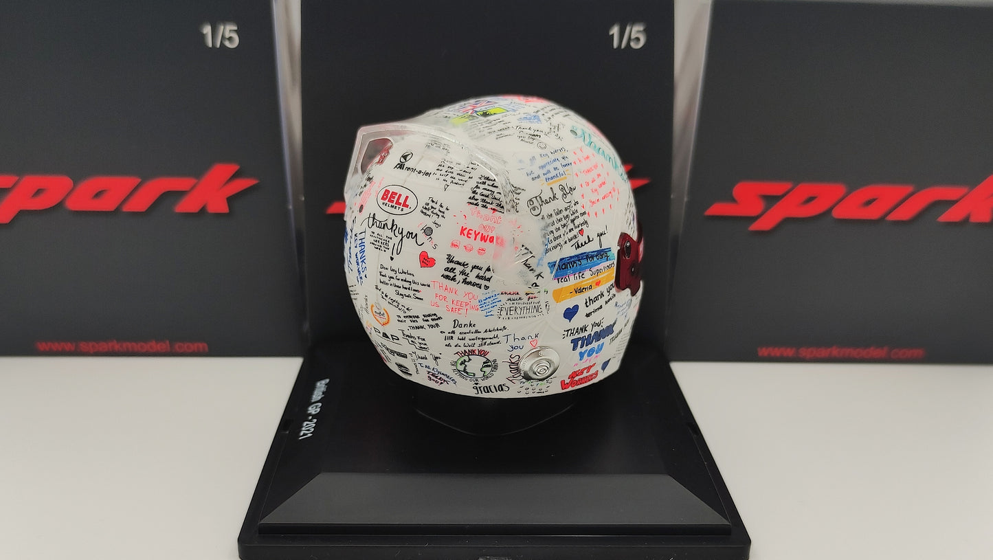 Spark Bell Helmet Lando Norris Mclaren British GP 2021 1/5 5HF067
