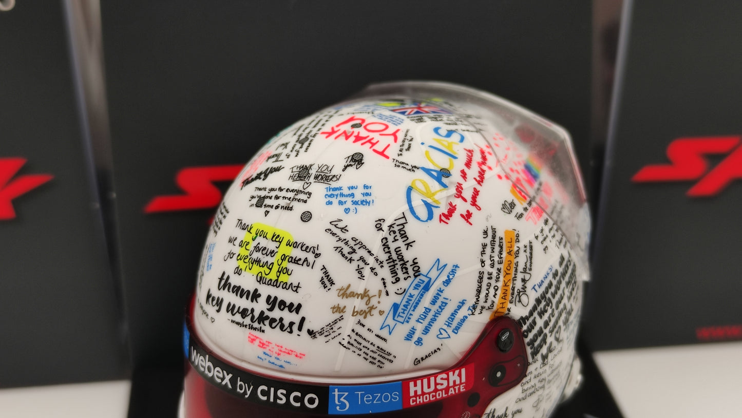 Spark Bell Helmet Lando Norris Mclaren British GP 2021 1/5 5HF067