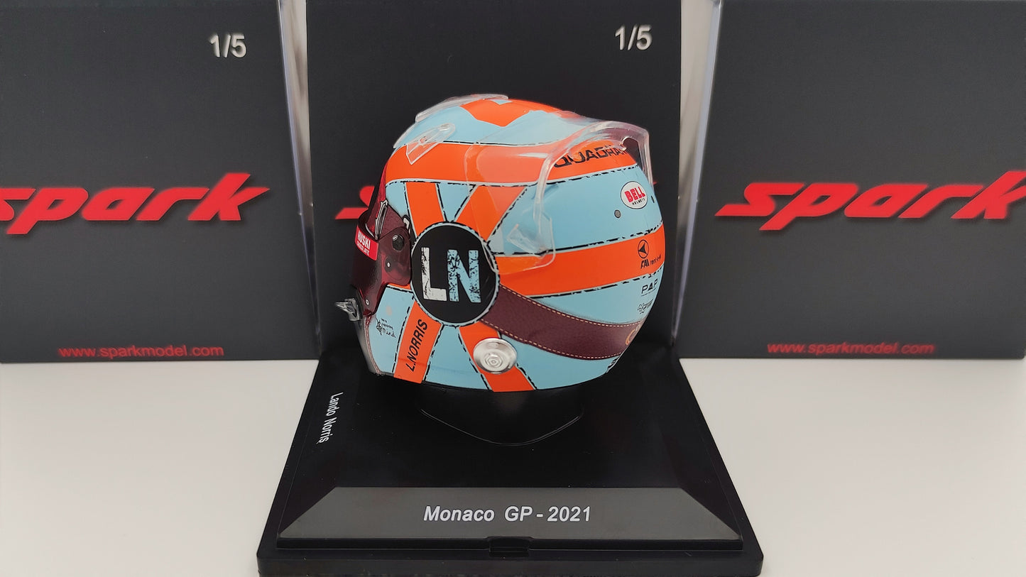 Spark Bell Helmet Lando Norris Mclaren Monaco GP 2021 1/5 5HF068