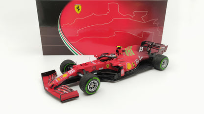 BBR Mission Winnow Scuderia Ferrari SF21 Carlos Sainz 2021 Emilia Romagna GP 1/18