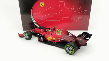 BBR Mission Winnow Scuderia Ferrari SF21 Carlos Sainz 2021 Emilia Romagna GP 1/18