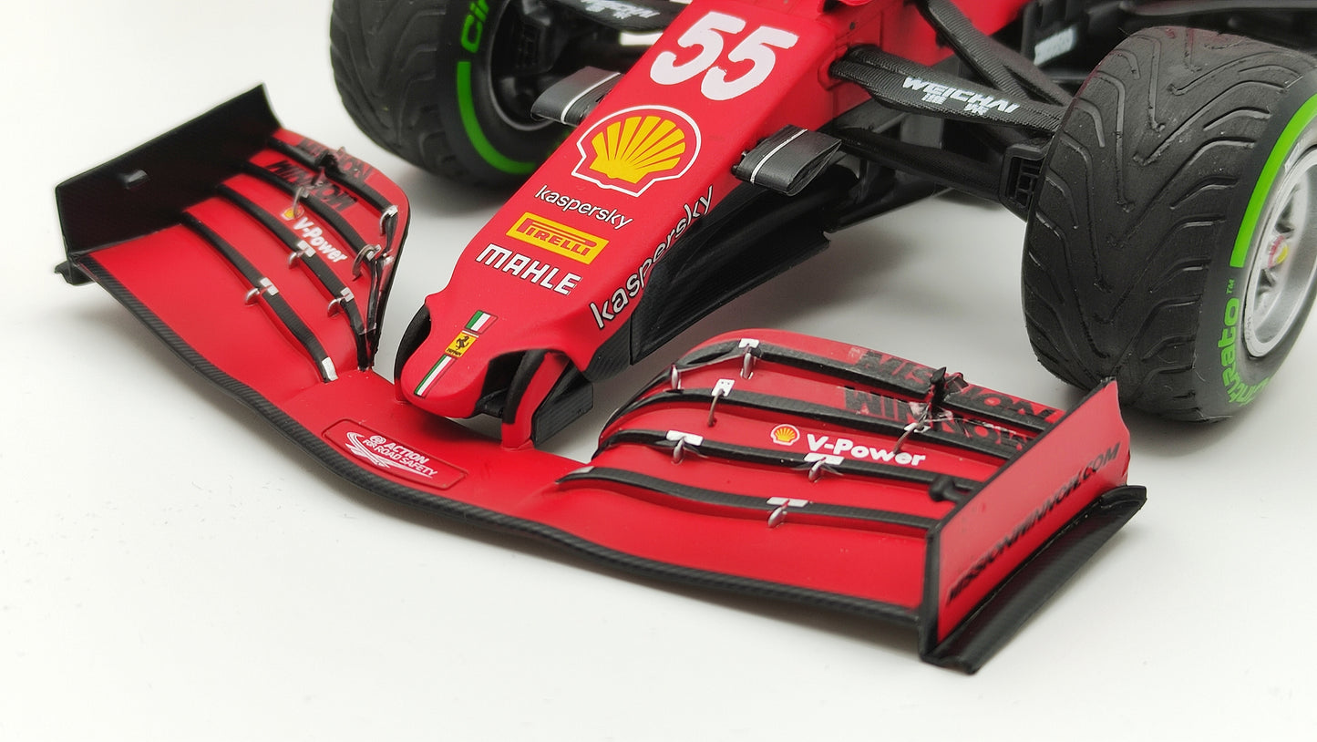 BBR Mission Winnow Scuderia Ferrari SF21 Carlos Sainz 2021 Emilia Romagna GP 1/18